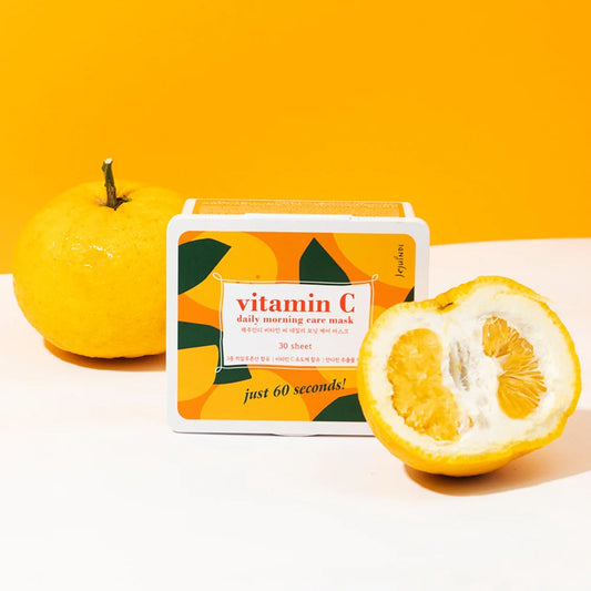 Jejuindi 濟州 維生素C柑橘日常早安護理面膜 30 片 (P2926)